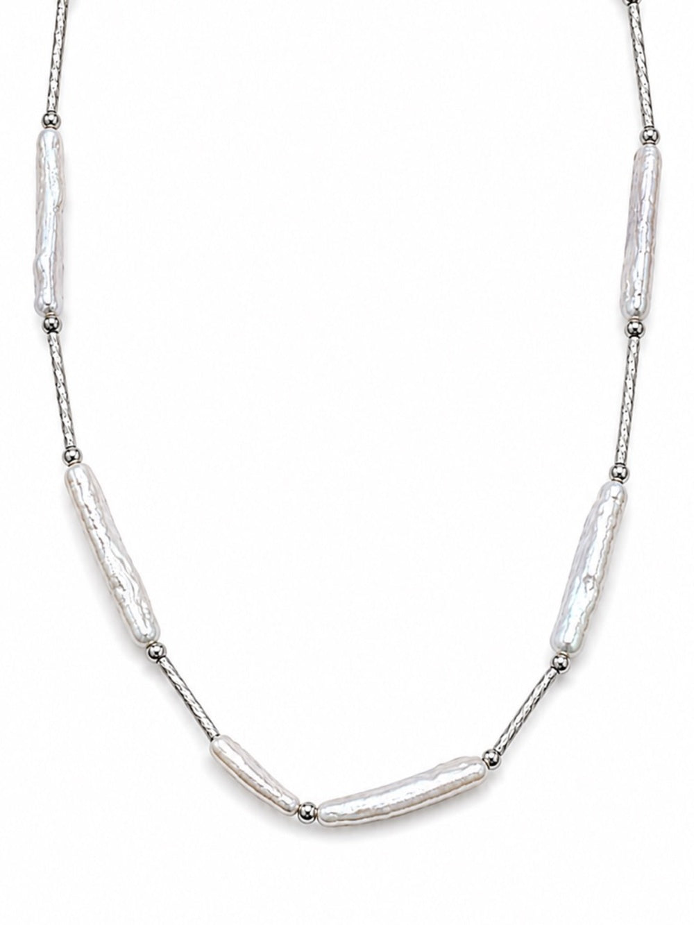 Freshwater Pearl Tide Line Necklace