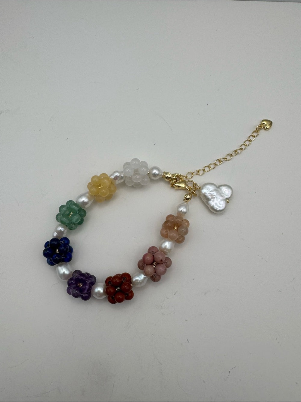 Freshwater Pearl Multi-Gemstone Bracelet