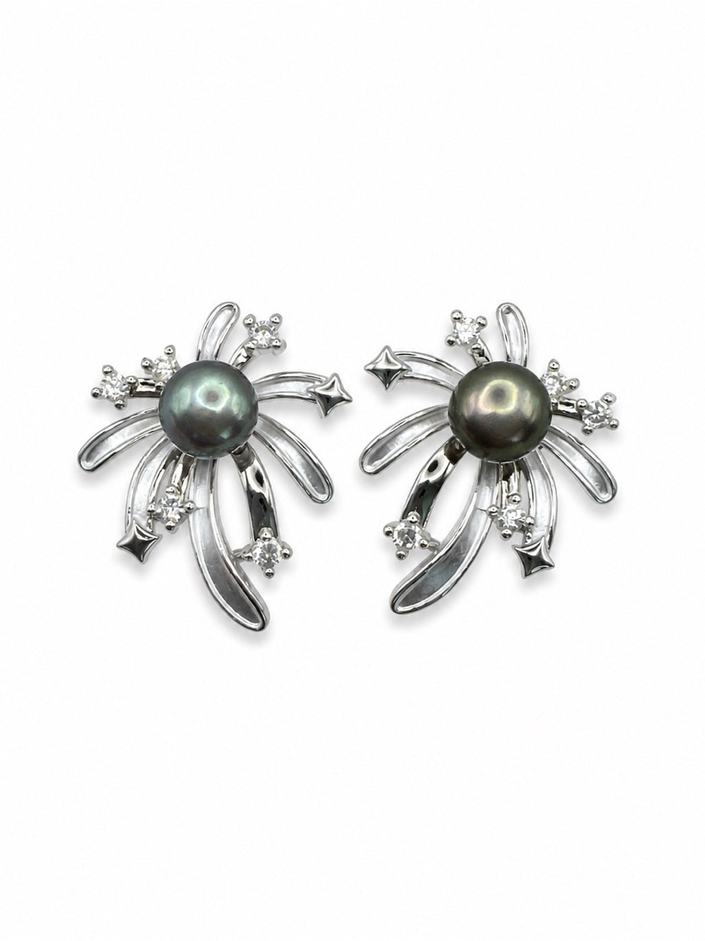 Celestial Pearl Burst Earrings