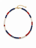 Midnight Firework Gemstone Necklace Style #8A