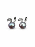 Moon Bunny Pearl Earrings