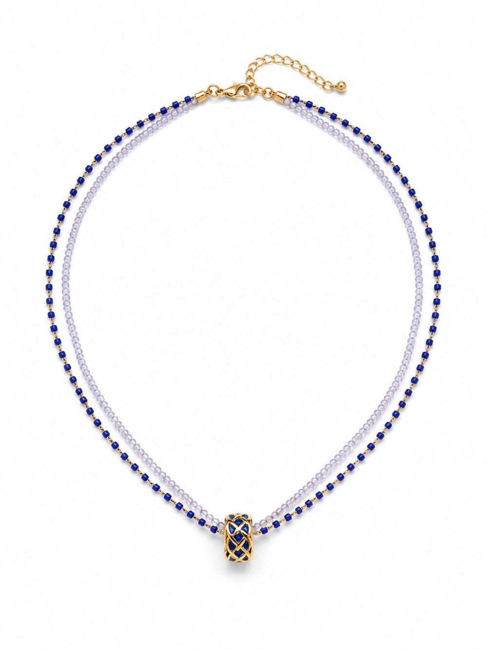 Elegant Double Stranded Necklace Style #10A