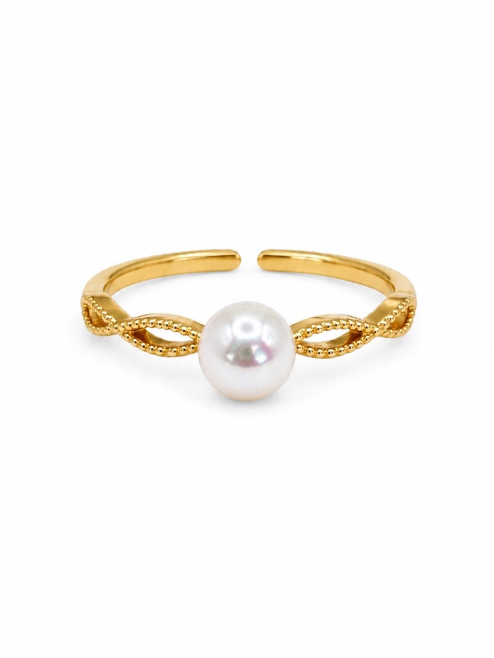 Freshwater Pearl Twist Ring