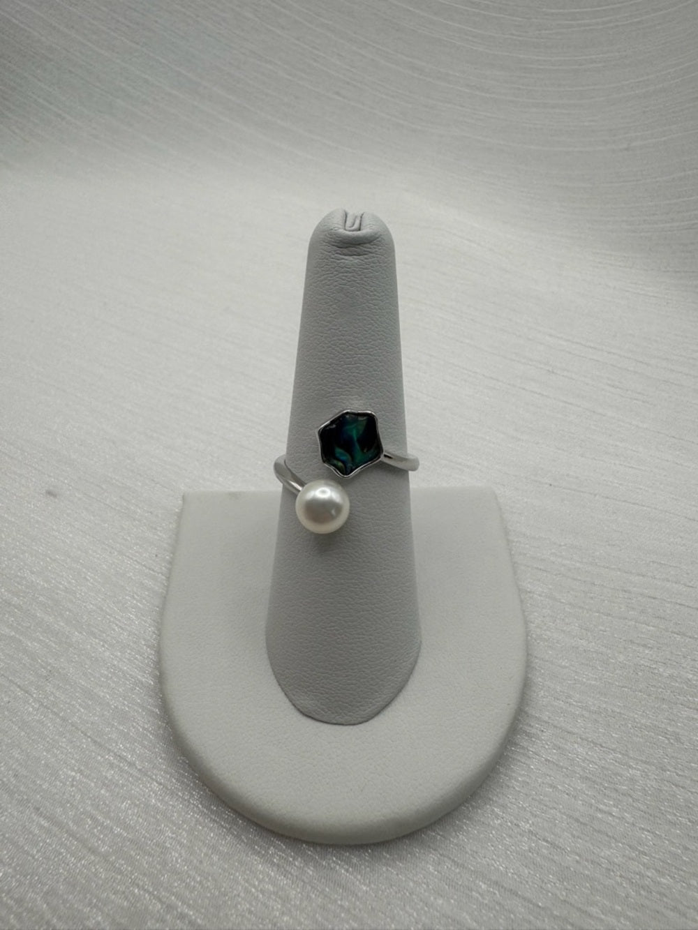 Freshwater Pearl and Abalone Ring