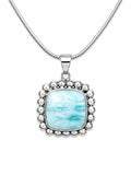 Larimar Sterling Silver Pendant