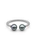 Freshwater Pearl Midnight Twist Ring