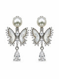 Petal Bow Pearl Drops
