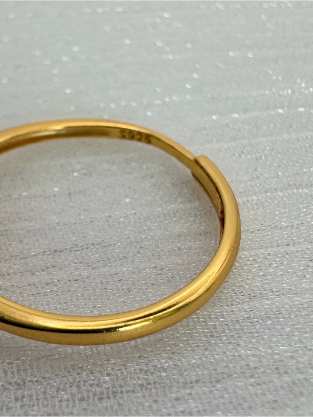 Taupe Jade Cushion Ring (S925)