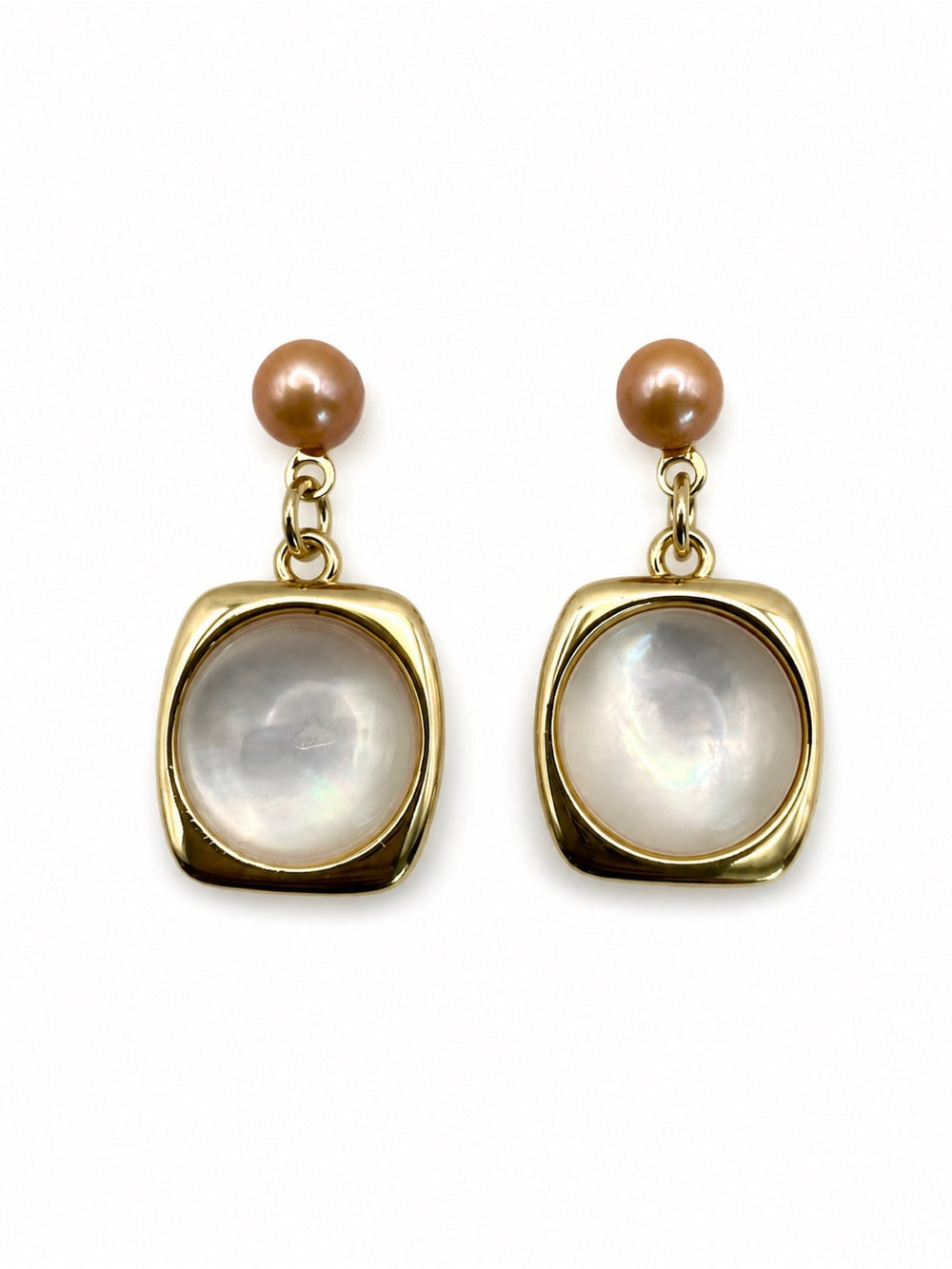 Pearl Glow Frame Earrings