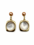 Pearl Glow Frame Earrings