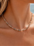 Painted Picasso Gemstone Necklace Style #35A