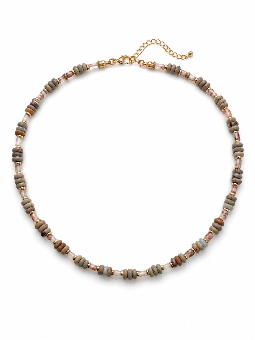 Painted Picasso Gemstone Necklace Style #35A