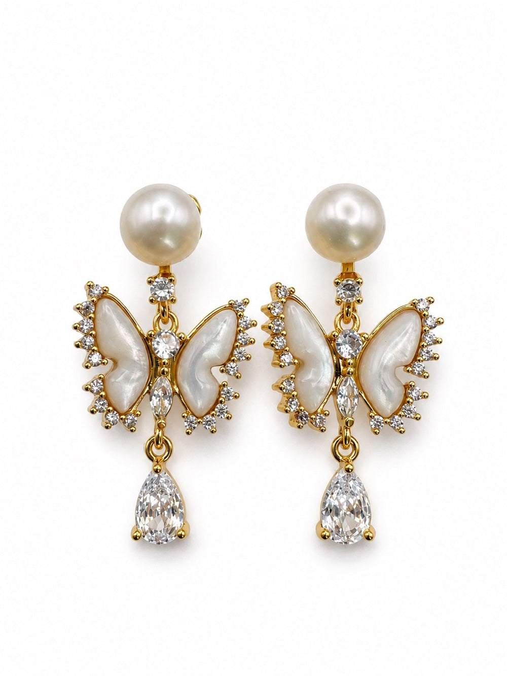 Dewdrop Butterfly Earring