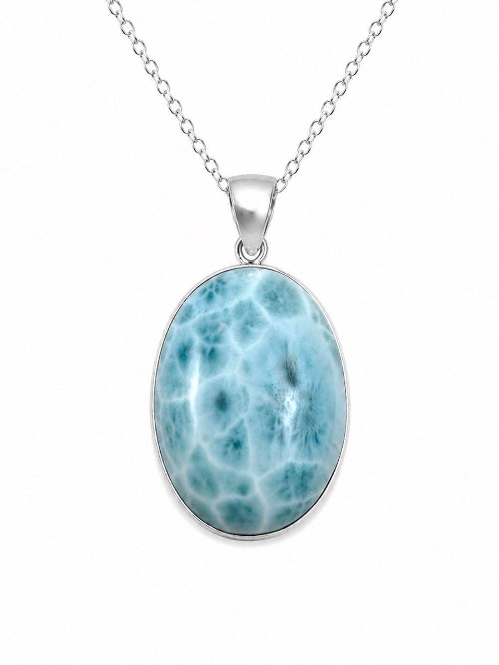 Larimar Oval S925 Pendant