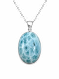 Larimar Oval S925 Pendant