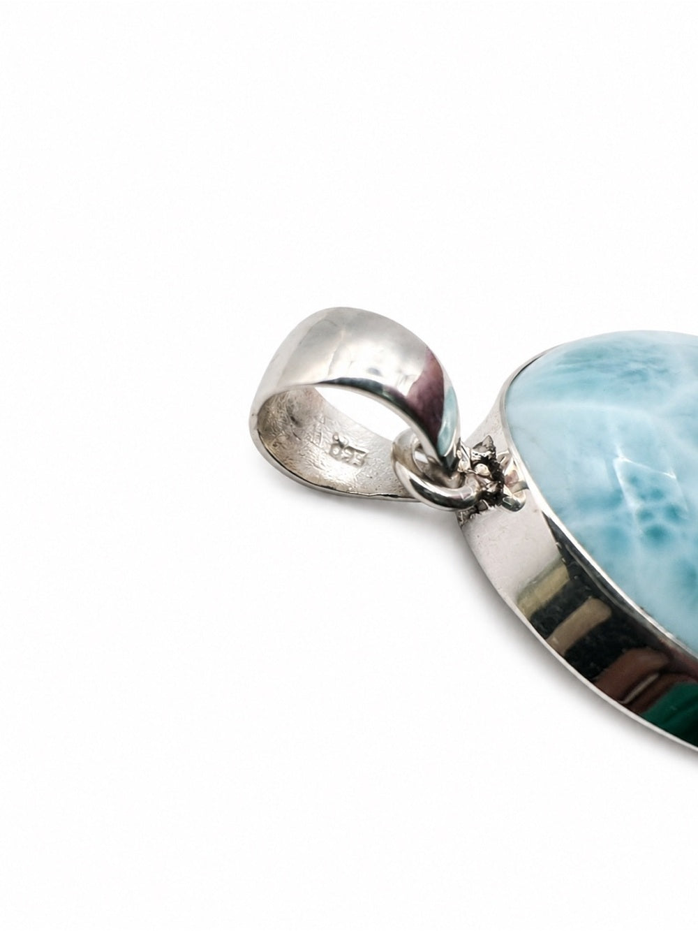 Larimar Oval S925 Pendant