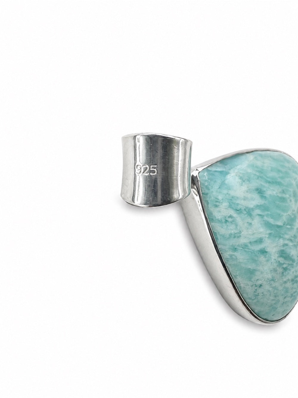 Amazonite Teardrop S925 Pendant