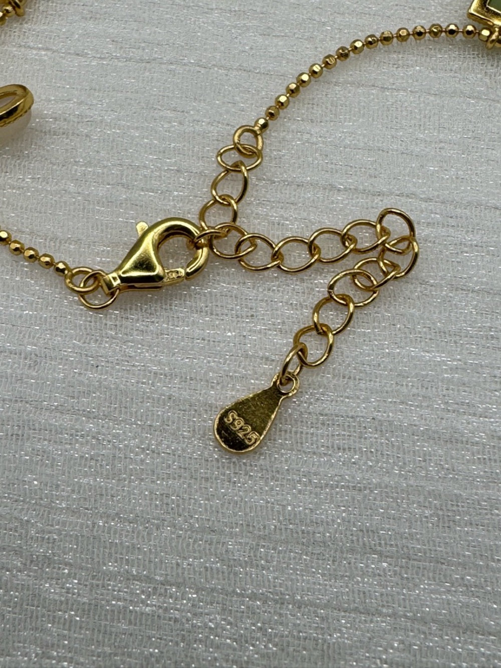 #B2 Aurelia Jade Charm Bracelet (S925)