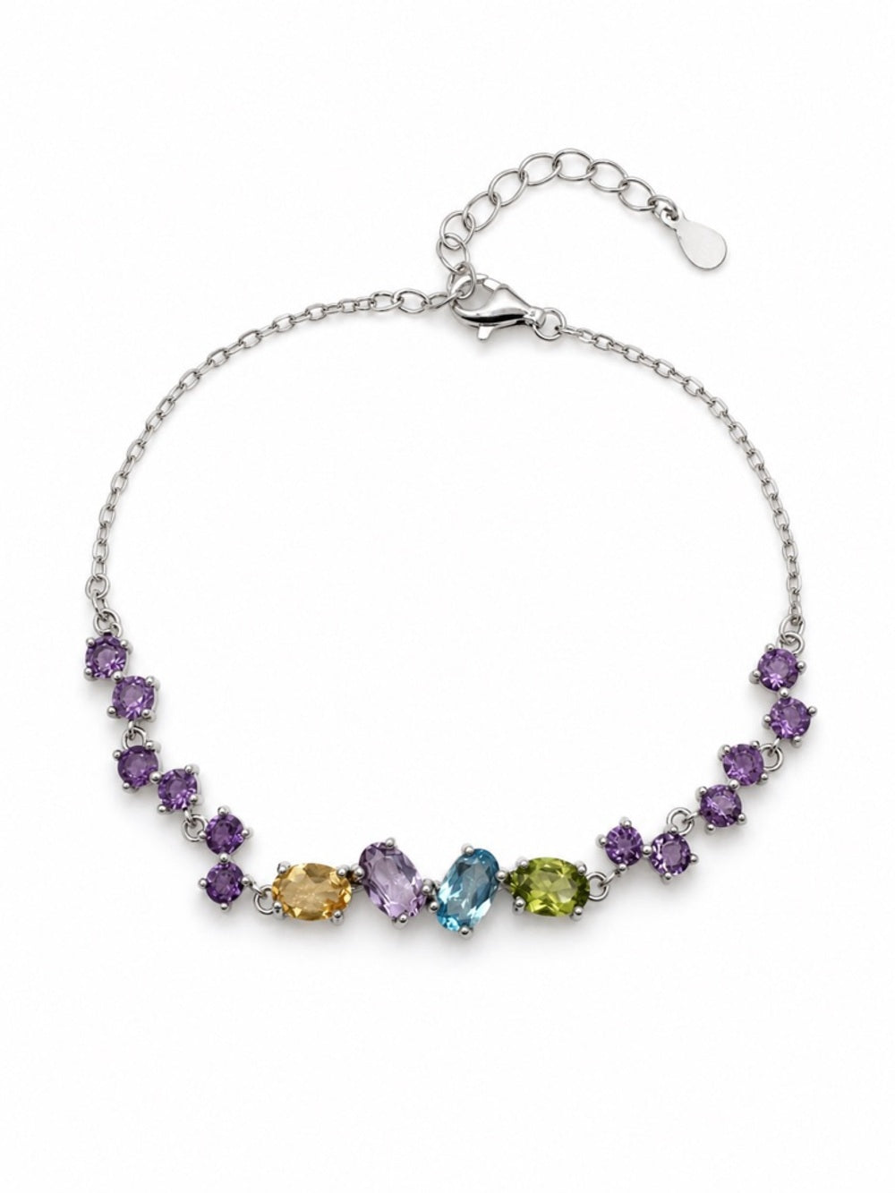 #B10 Rainbow Blossom Bracelet (S925)