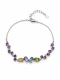 #B10 Rainbow Blossom Bracelet (S925)