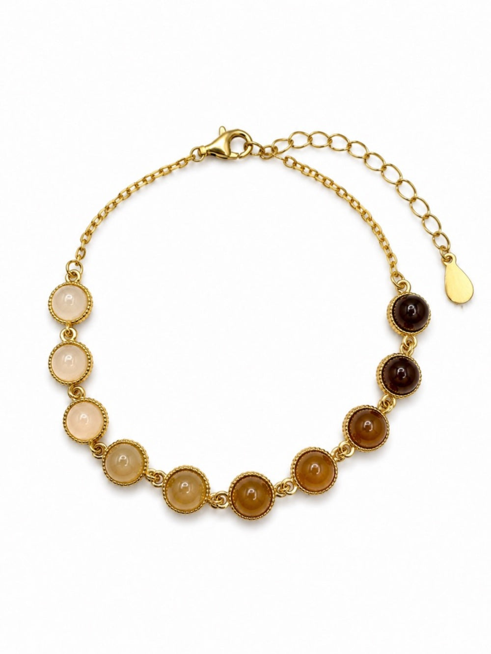 #B15 Honey Jade Bracelet (S925)