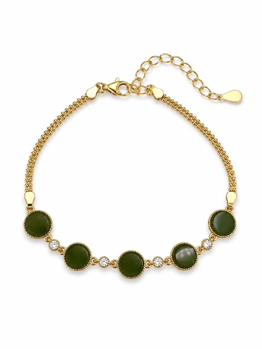 #B16 The Verdant Jade Bracelet (S925)