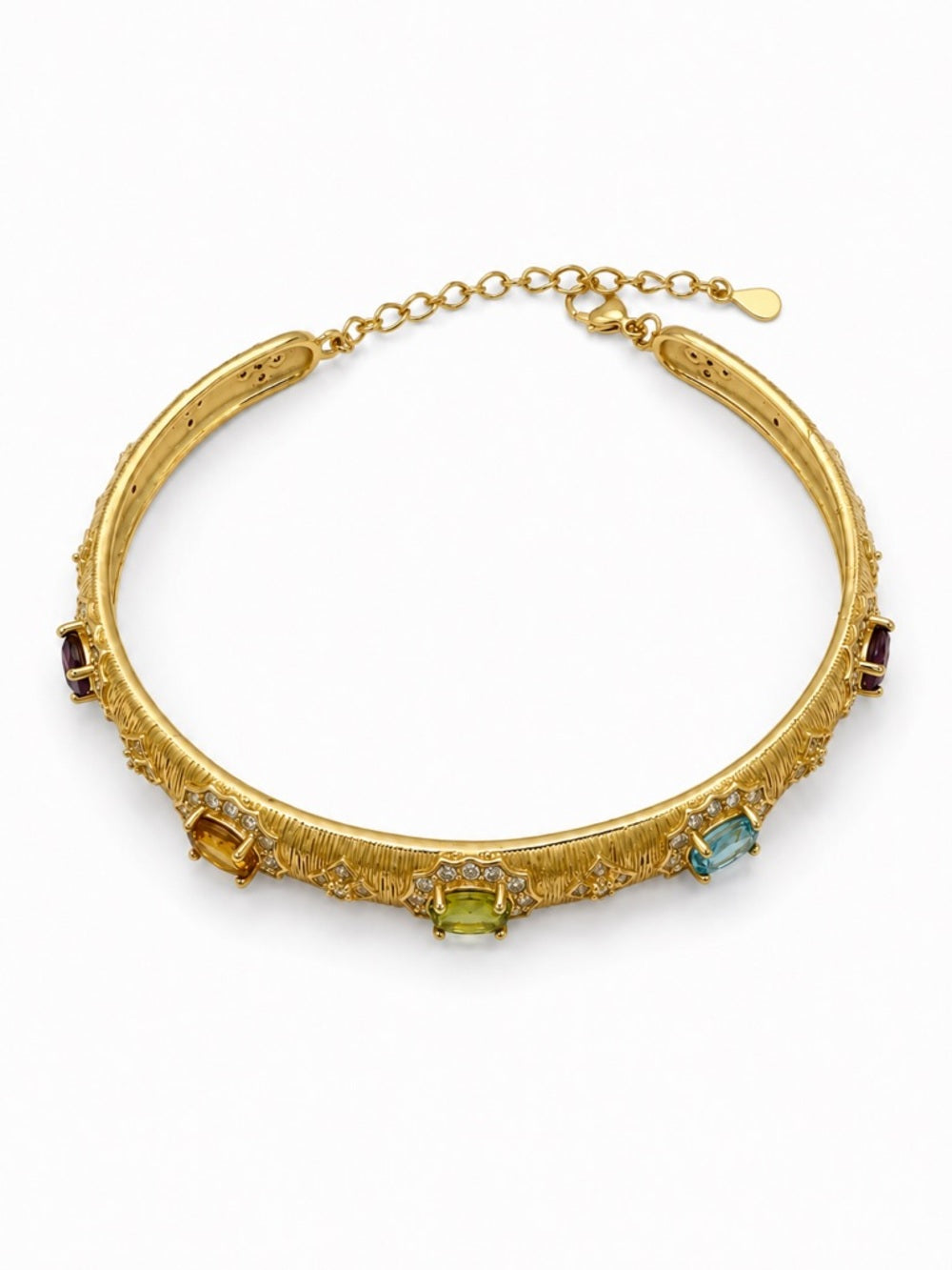 #B21 Crown Jewel Cuff Bracelet (S925)