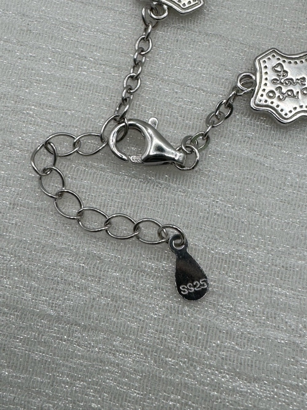 #B22 Storybook Multi Gemstone Charm Bracelet (S925)