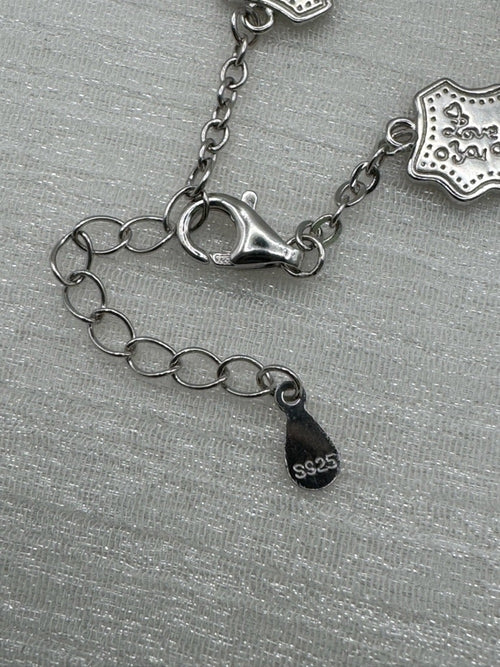#B22 Storybook Multi Gemstone Charm Bracelet (S925)