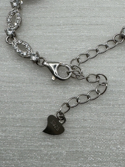 #B28 Ruby Butterfly Bracelet (S925)