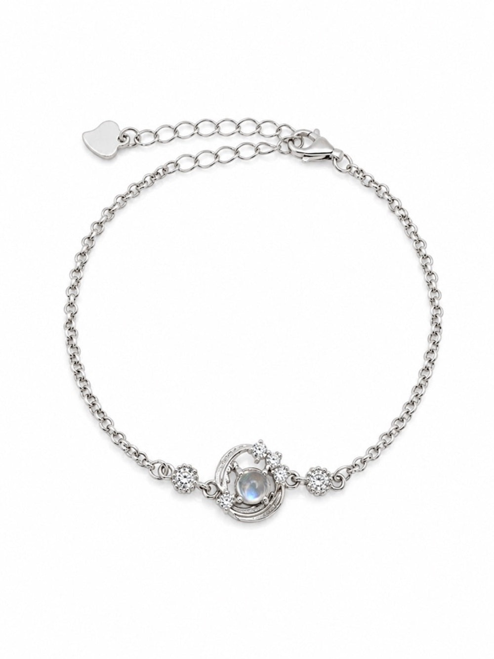 #B39 Moonstone Stargazer Bracelet (S925)