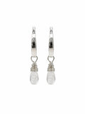 HK0048 Moonstone Hook Earrings (S925)