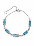#B47 Blue Topaz Capri Bracelet (S925)