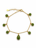 #B49 Esmeralda Jade Drop Bracelet (S925)