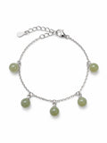 #B52 Bubble Jade Bracelet (S925)