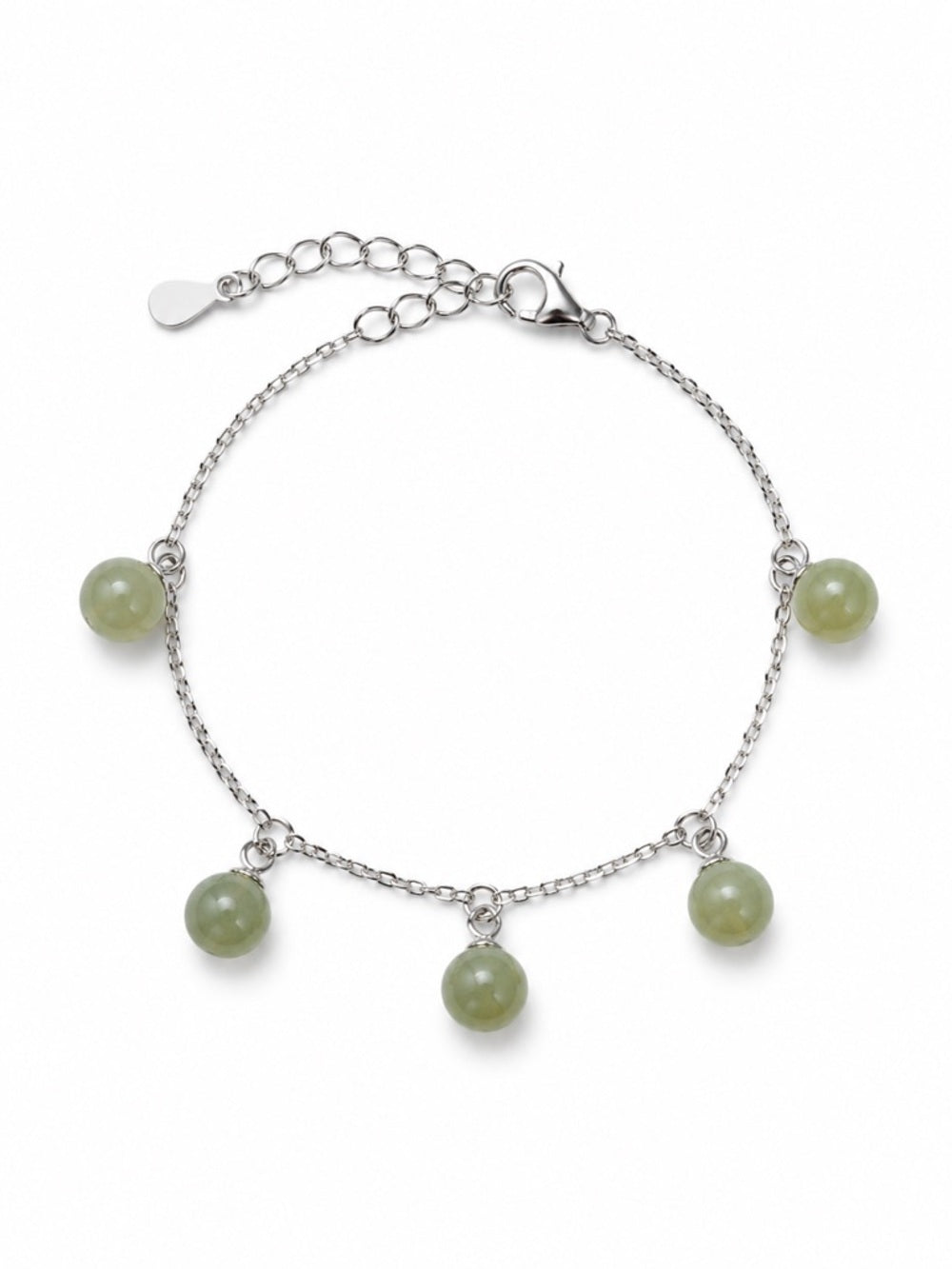 #B52 Bubble Jade Bracelet (S925)