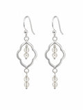 HK0029 Lemon Quartz Moroccan Hook Earrings (S925)