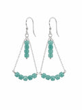 HK0045 Amazonite Swing Earrings (S925)