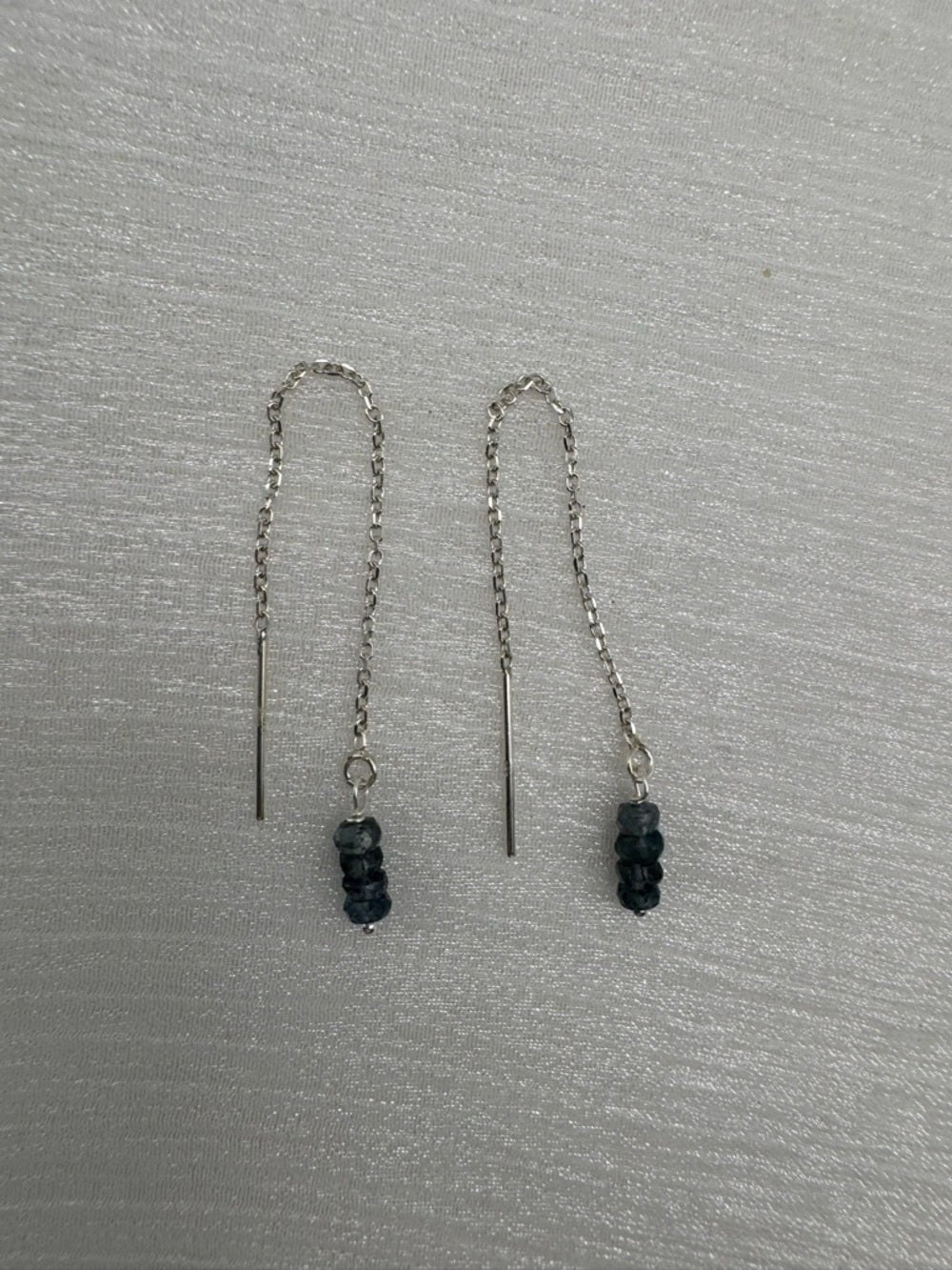 TH0050 Kyanite Threaders (S925)