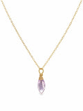 N0057 Lavender Quartz Necklace