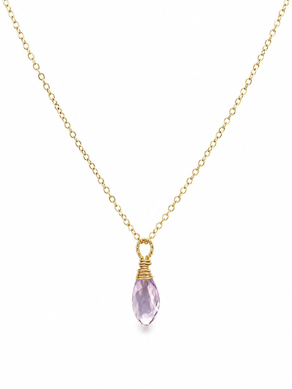 N0057 Lavender Quartz Necklace