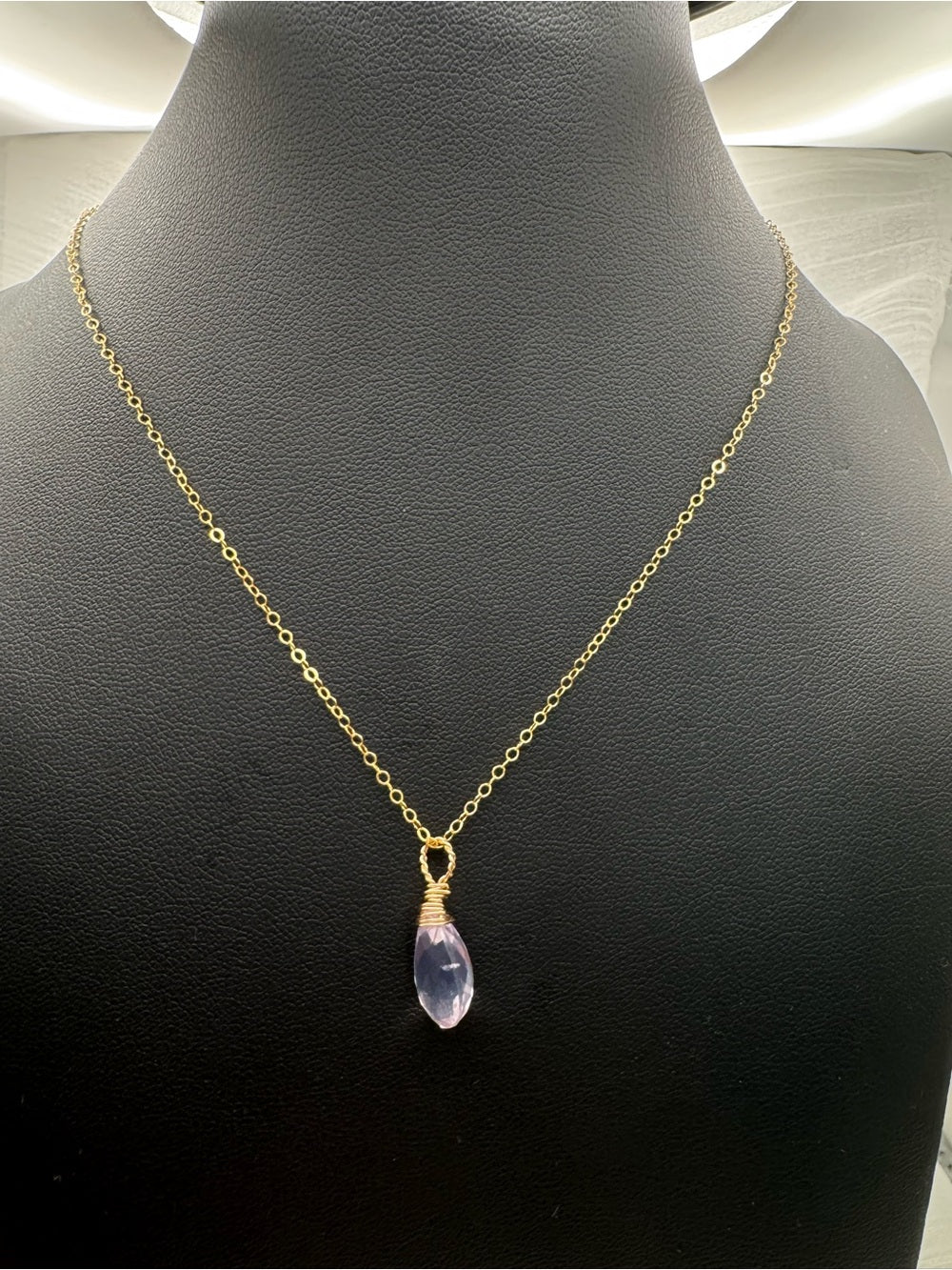 N0057 Lavender Quartz Necklace