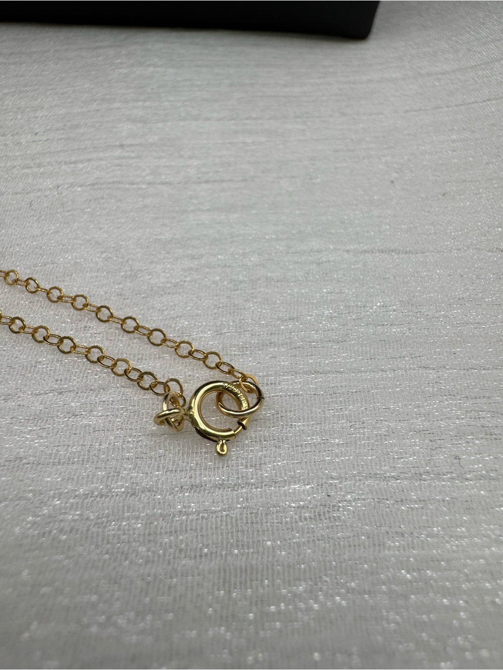 N031 Triple Moonstone Gold Necklace