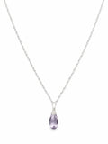 N0058 Lavender Quartz Necklace (S925)