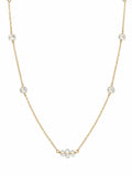 N0031 Lemon Quartz Gold Necklace