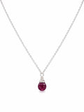 N0023 Pink Sapphire Necklace (S925)