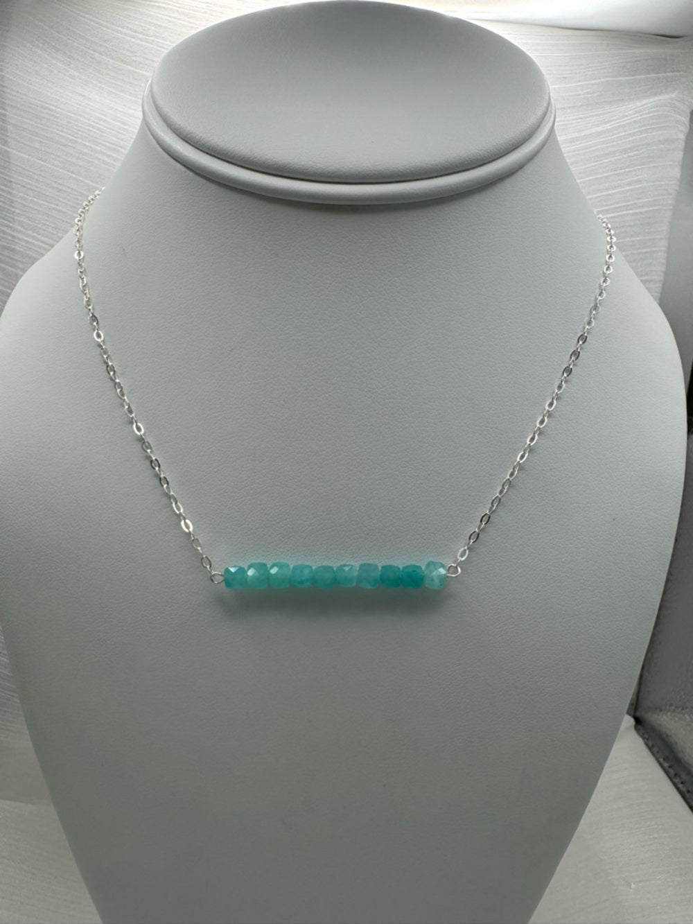 N0060 Amazonite Necklace (S925)