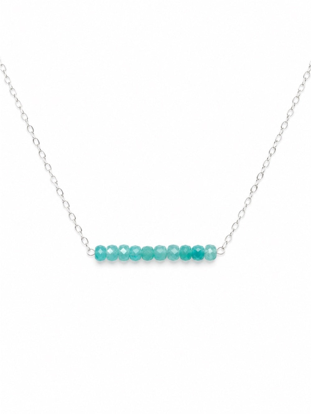 N0060 Amazonite Necklace (S925)