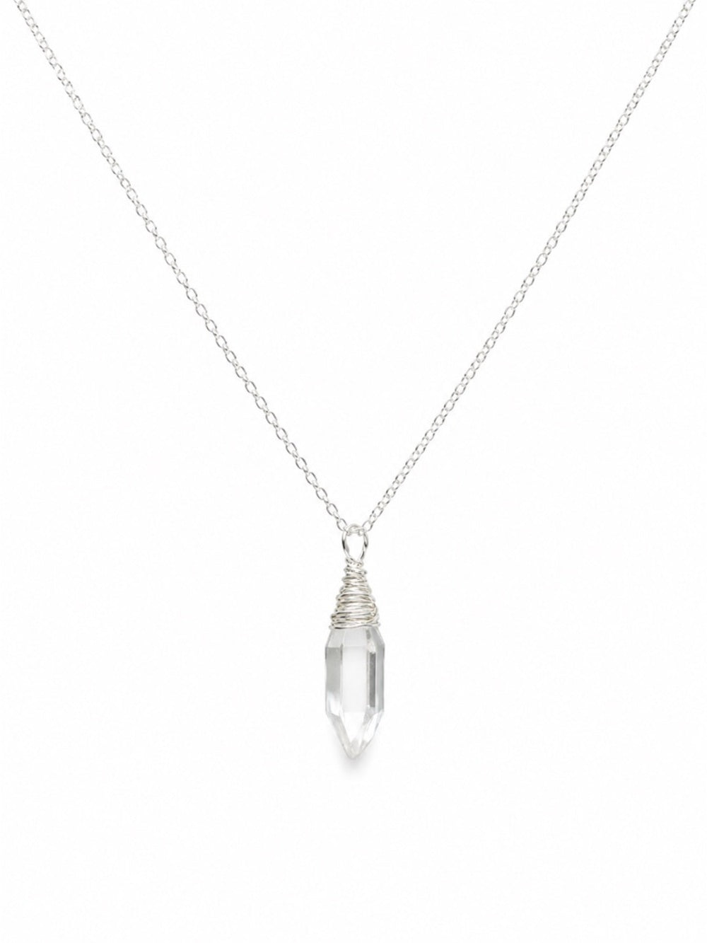 N0055 Clear Quartz Neckace (S925)