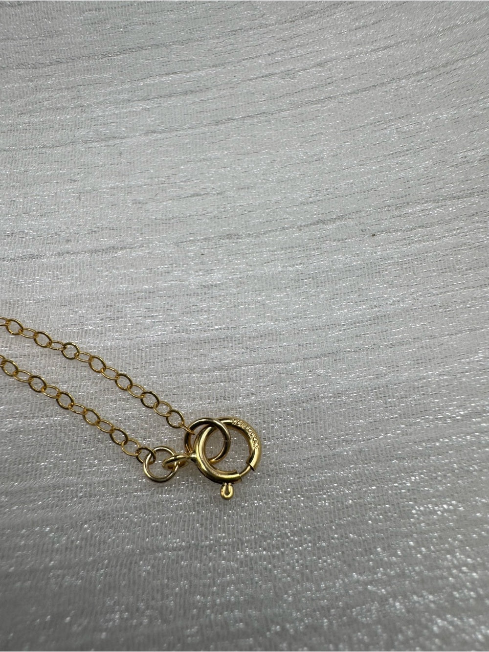 N0095 Pink Tourmaline Gold Drop Necklace
